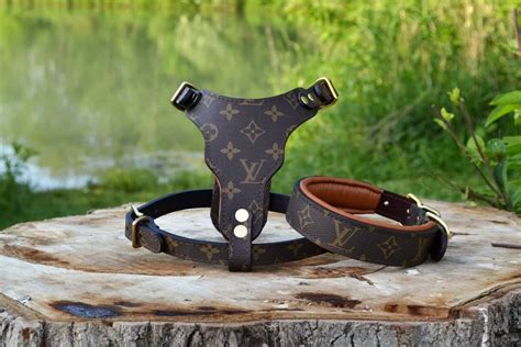 lv dog harness|louis vuitton leash harness.